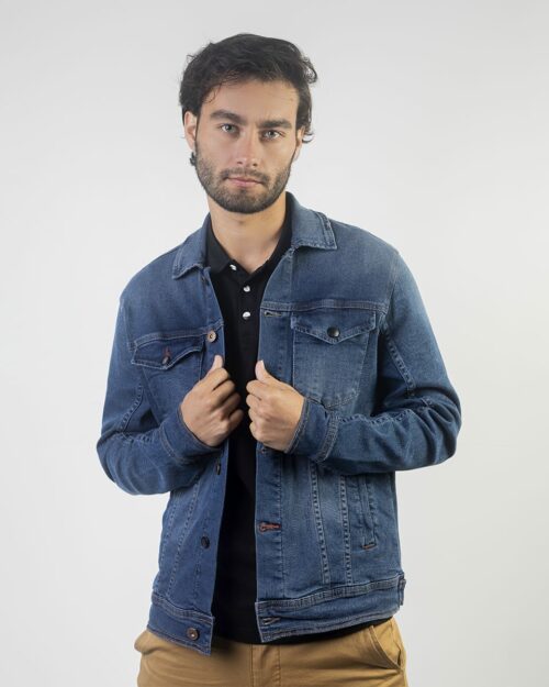 Chaqueta Slim Denim Jw Reel Dark