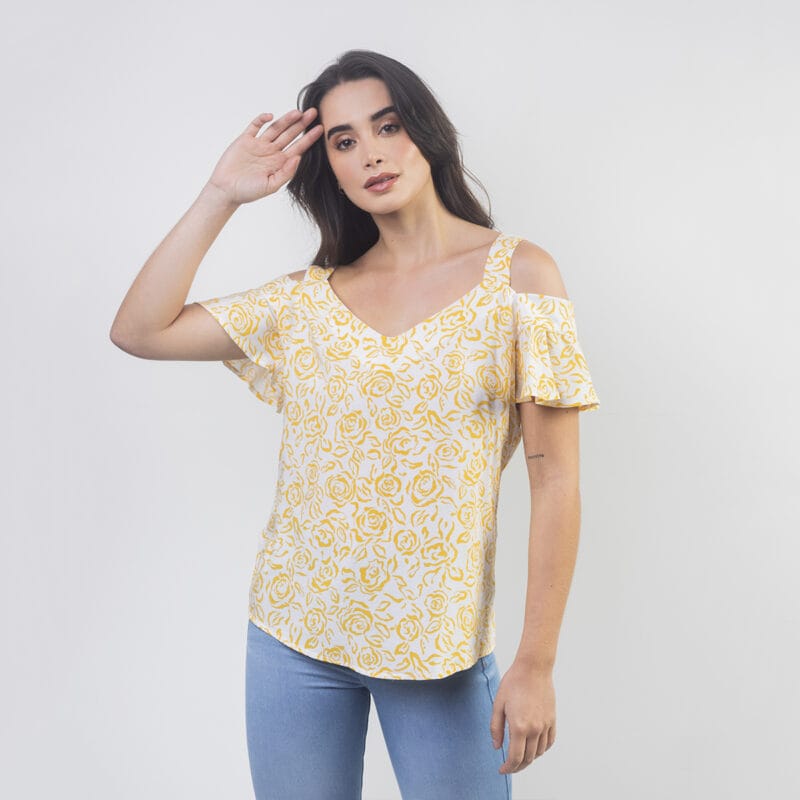 Blusa Con Tiras Knz Holyday
