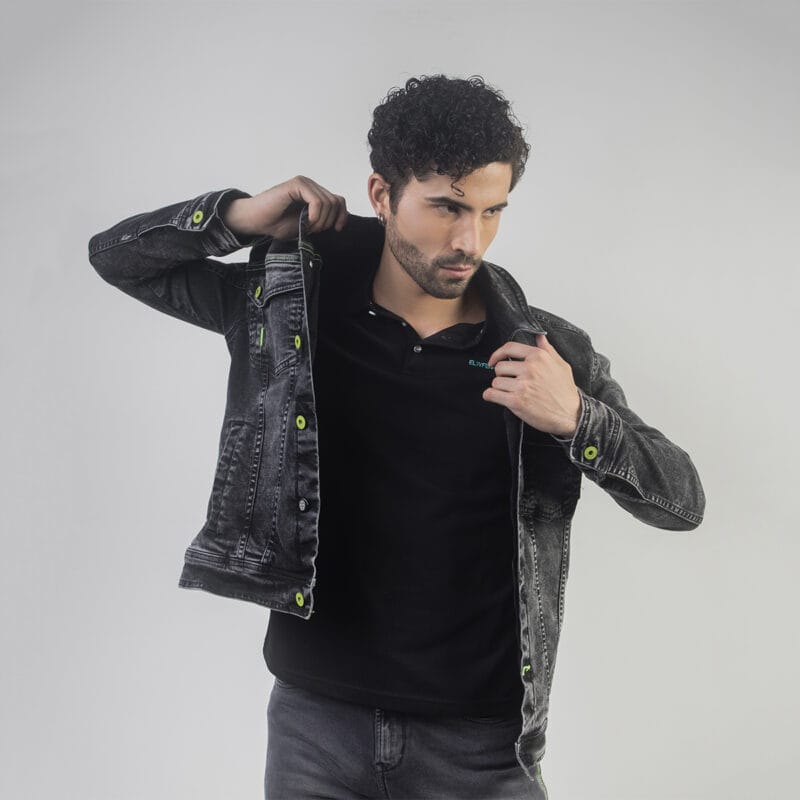 Chaqueta Denim Slim Jw Lemon