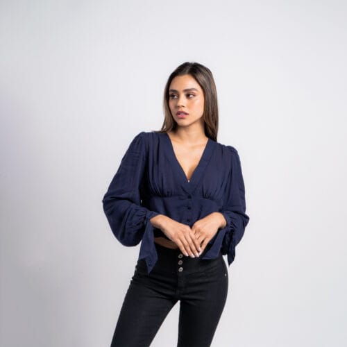 Blusa Manga Globo Ada