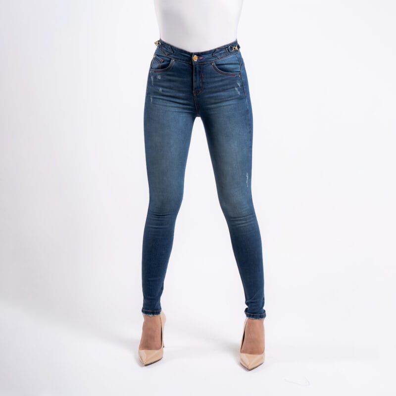 Jean Denim Skinny Gold Almond