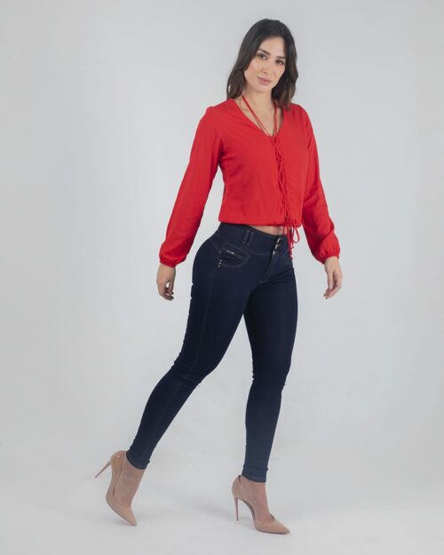 Blusa Manga Larga Braid