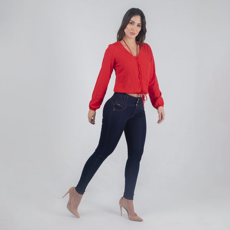 Blusa Manga Larga Braid