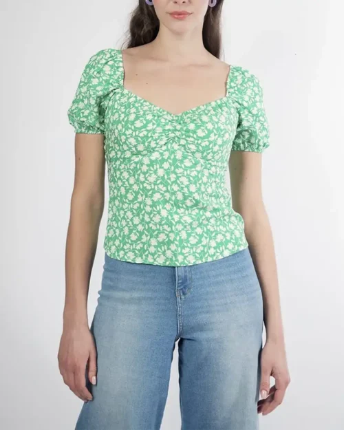 Blusa Manga Corta Tulips