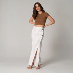 Pantalon Dril Wide Leg Clavel