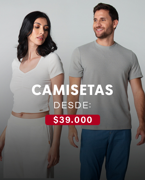 Venta cruzada - Hombre - camisetas desde $39,000
