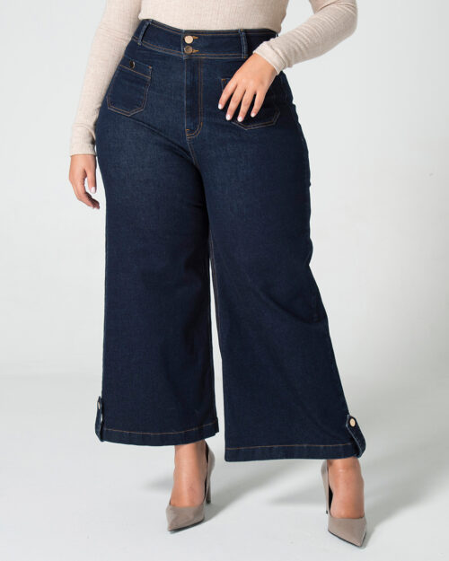 Jean Curvy Denim Culotte Myke