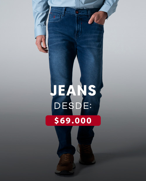 Venta cruzada - Hombre - Jeans desde $69000