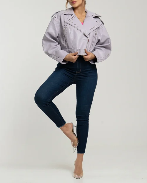 Chaqueta Sintetica Biker Oversize Oasis