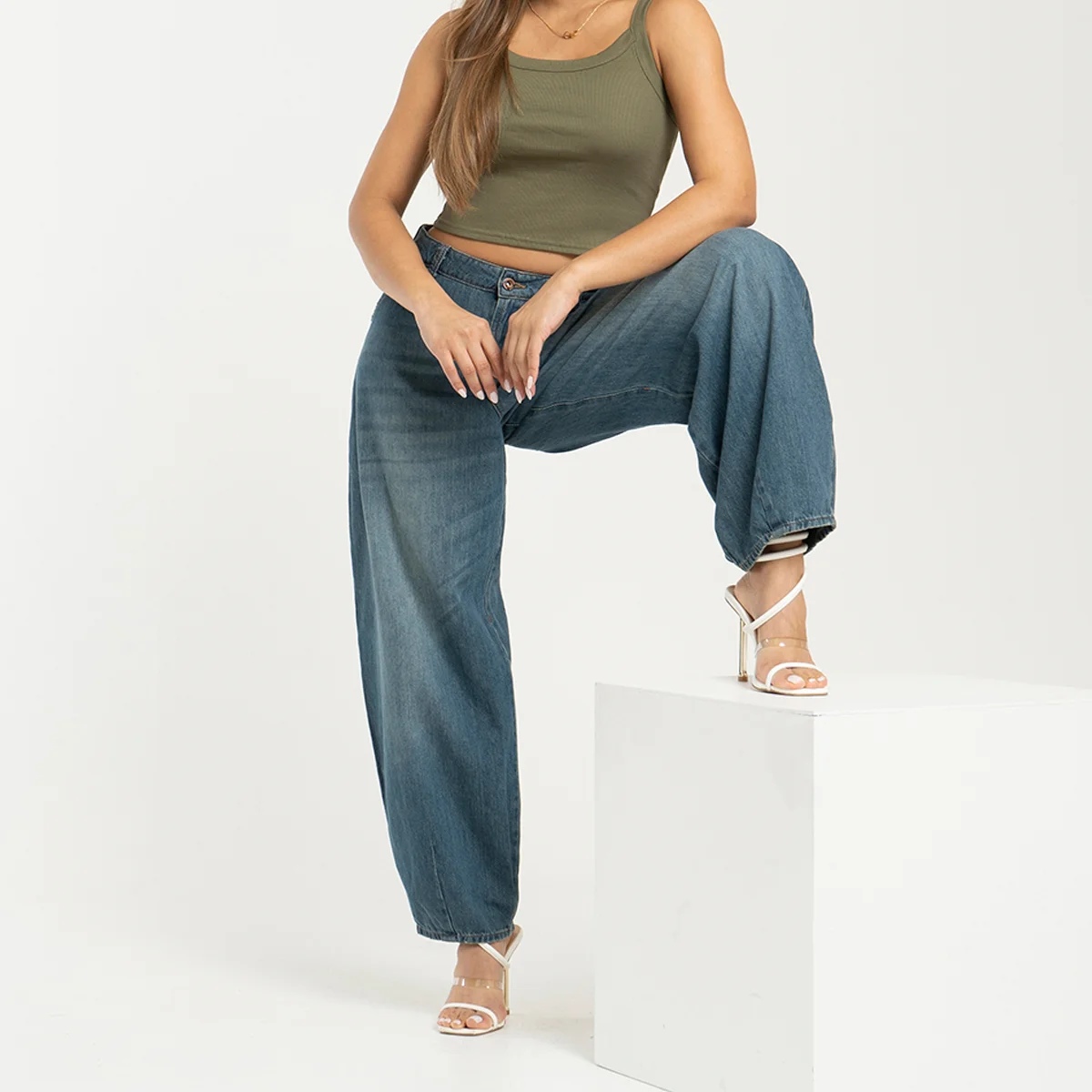 Blusa Crop Manga Sisa Bombom