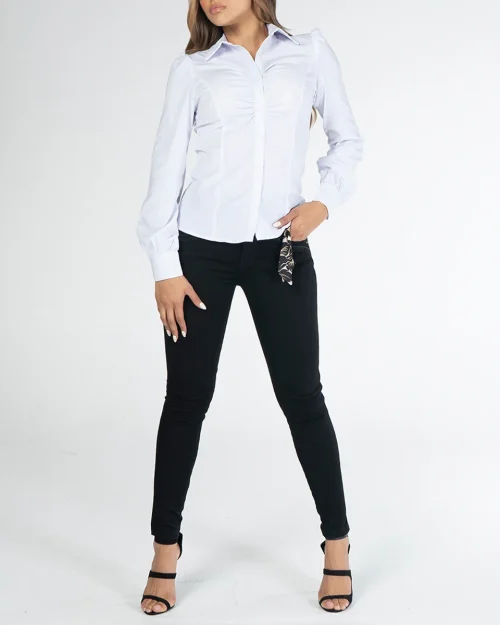 Blusa Cuello Camisero Barbara