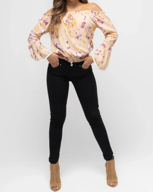 Blusa Escote Bandeja Tesk