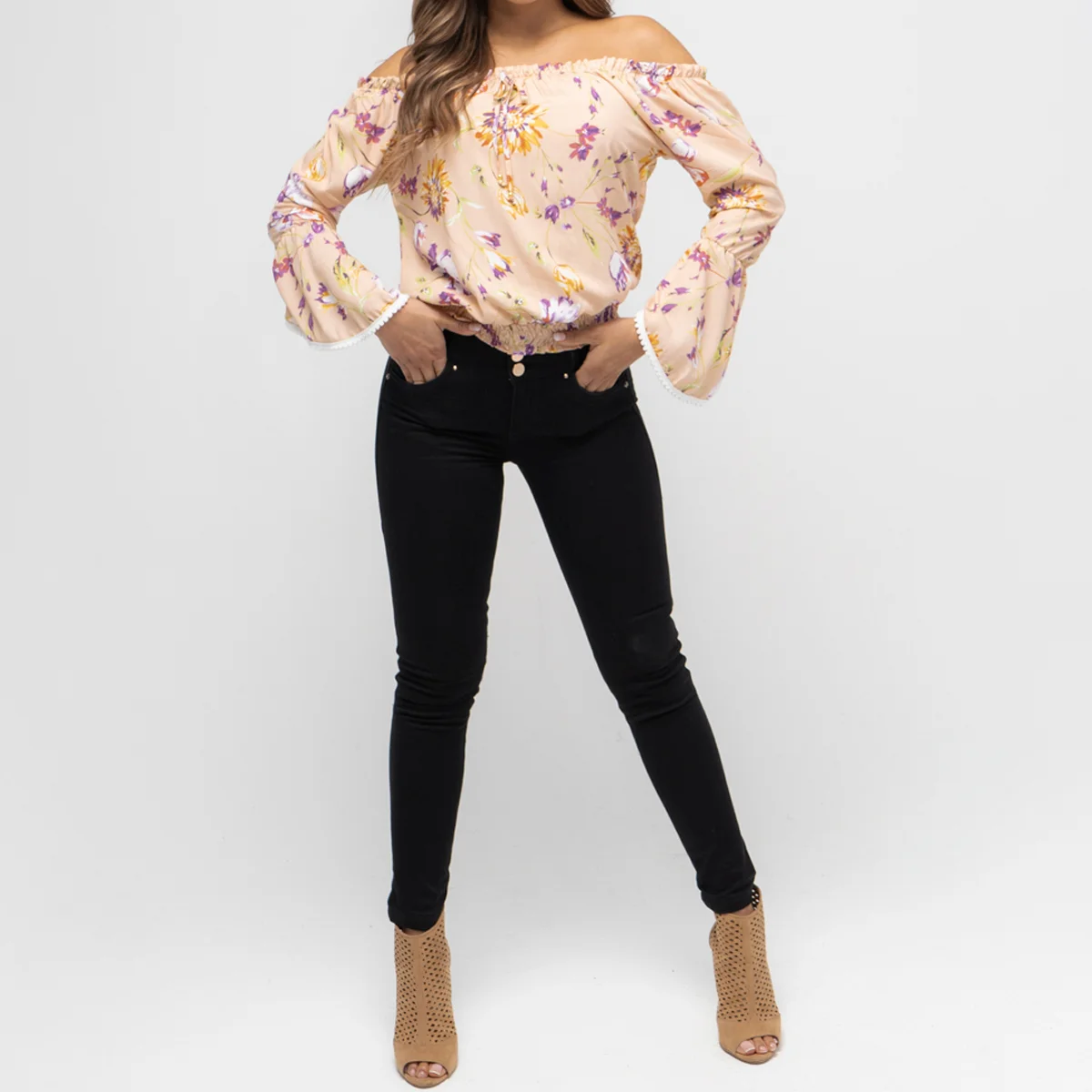 Blusa Escote Bandeja Tesk