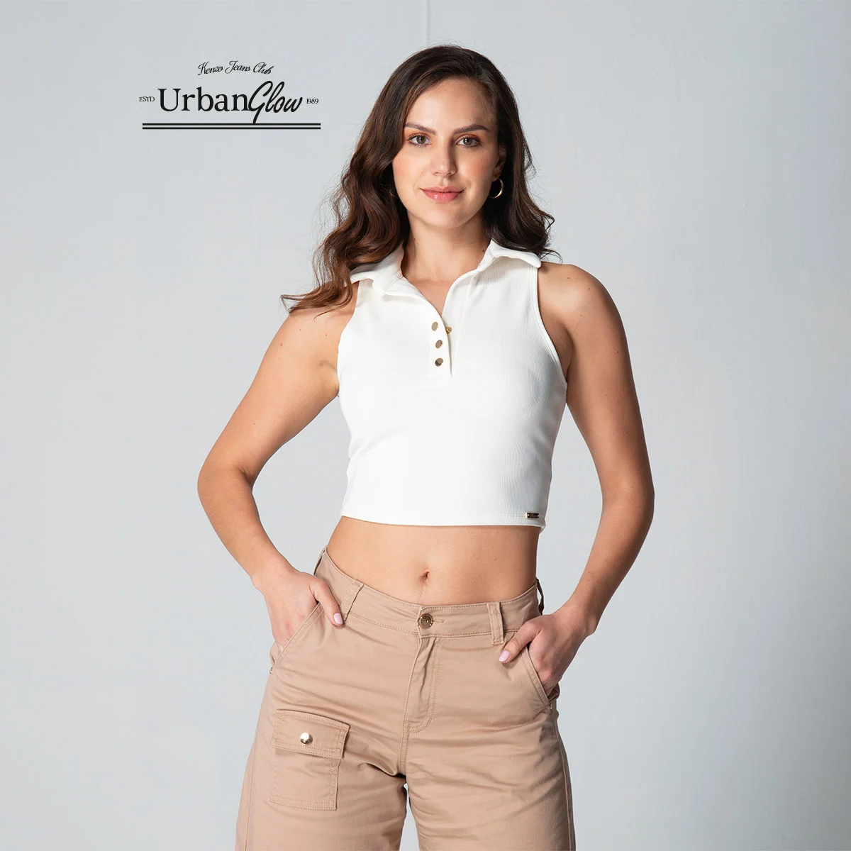 Blusa Slim Manga Sisa Vit