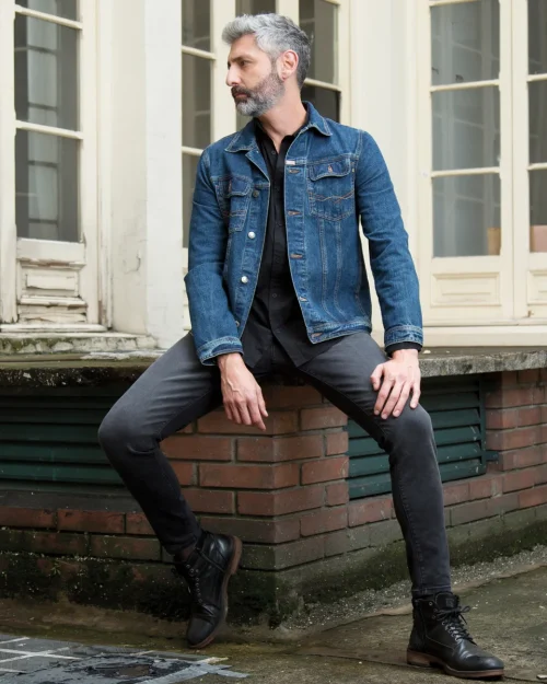 Chaqueta Clasica Denim Regular Drk