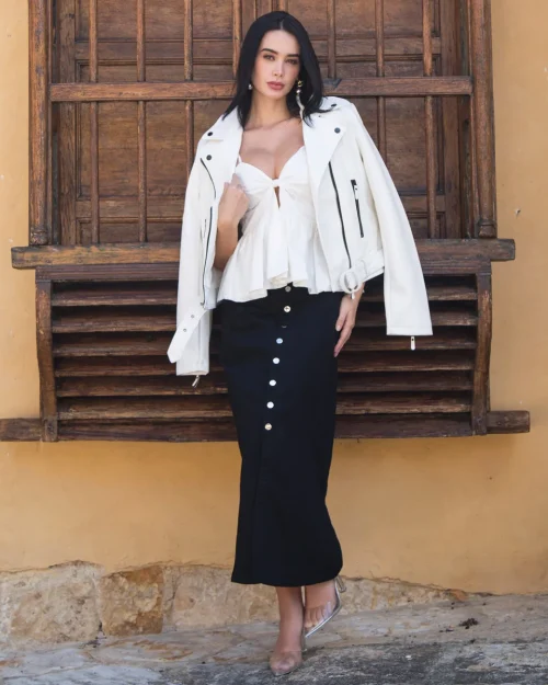 Chaqueta Sintetica Biker Darling