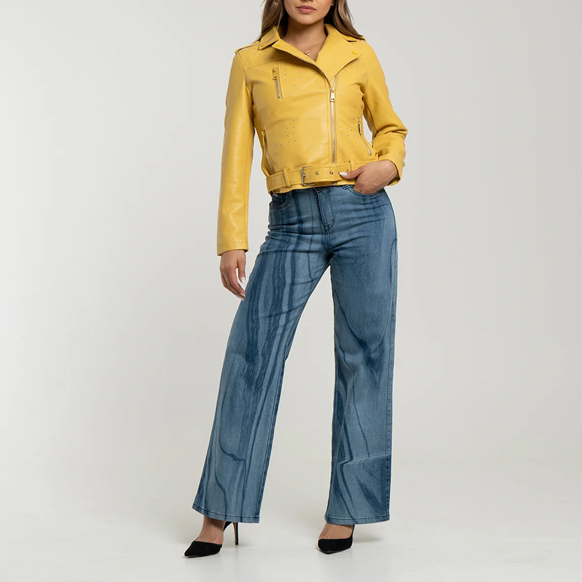 Chaqueta Sintetica Biker Living