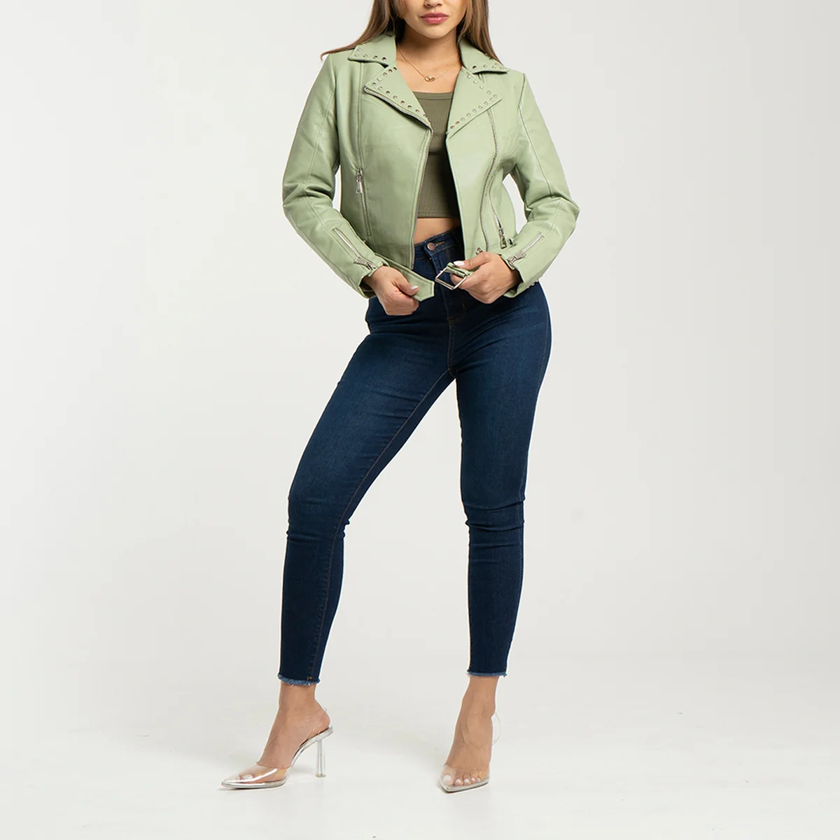 Chaqueta Sintetica Biker Millie