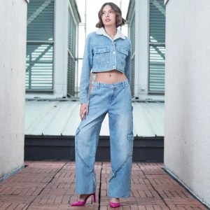 Jean Wide Leg Cargo 999