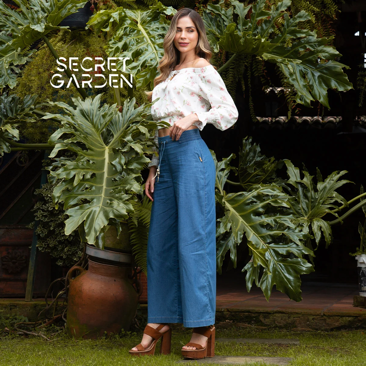 Pantalon Denim Wide Leg Raimond