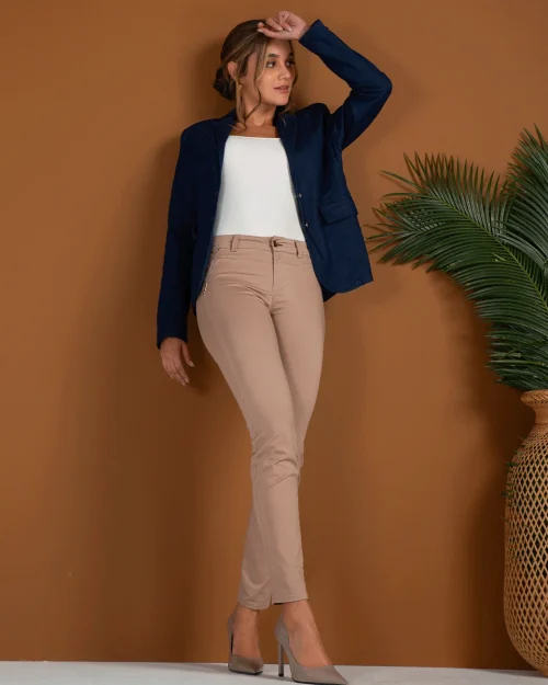 Pantalon Dril Skinny Look