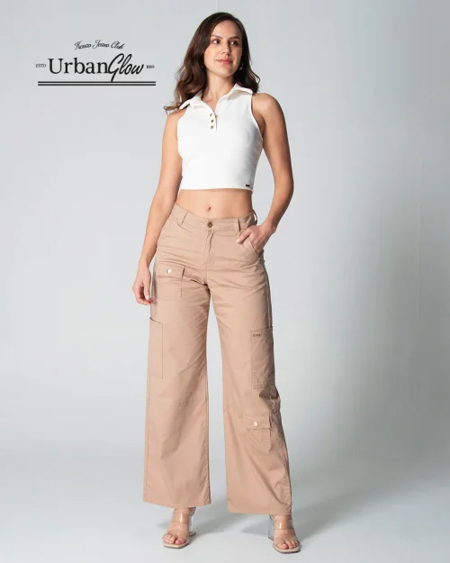 Pantalon Dril Wide Leg Dimension