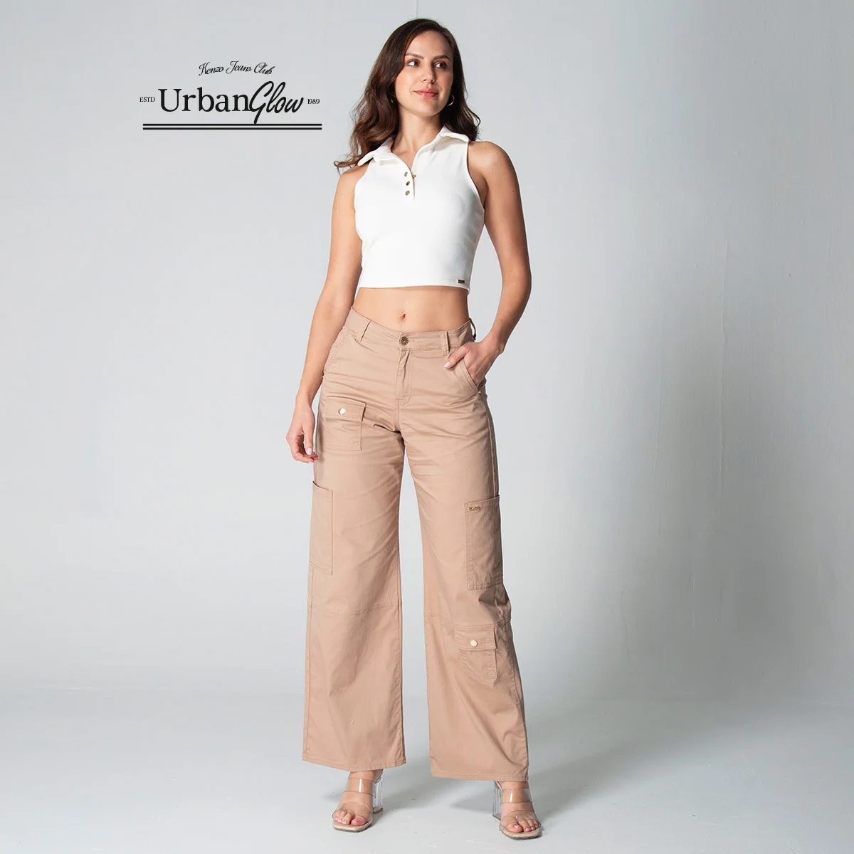 Pantalon Dril Wide Leg Dimension