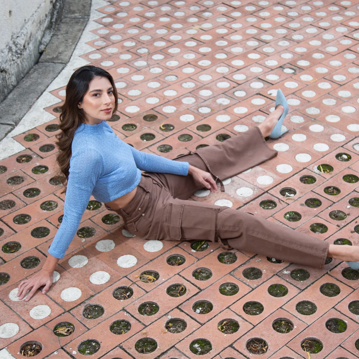 Pantalon Wide Leg Cargo Delhi