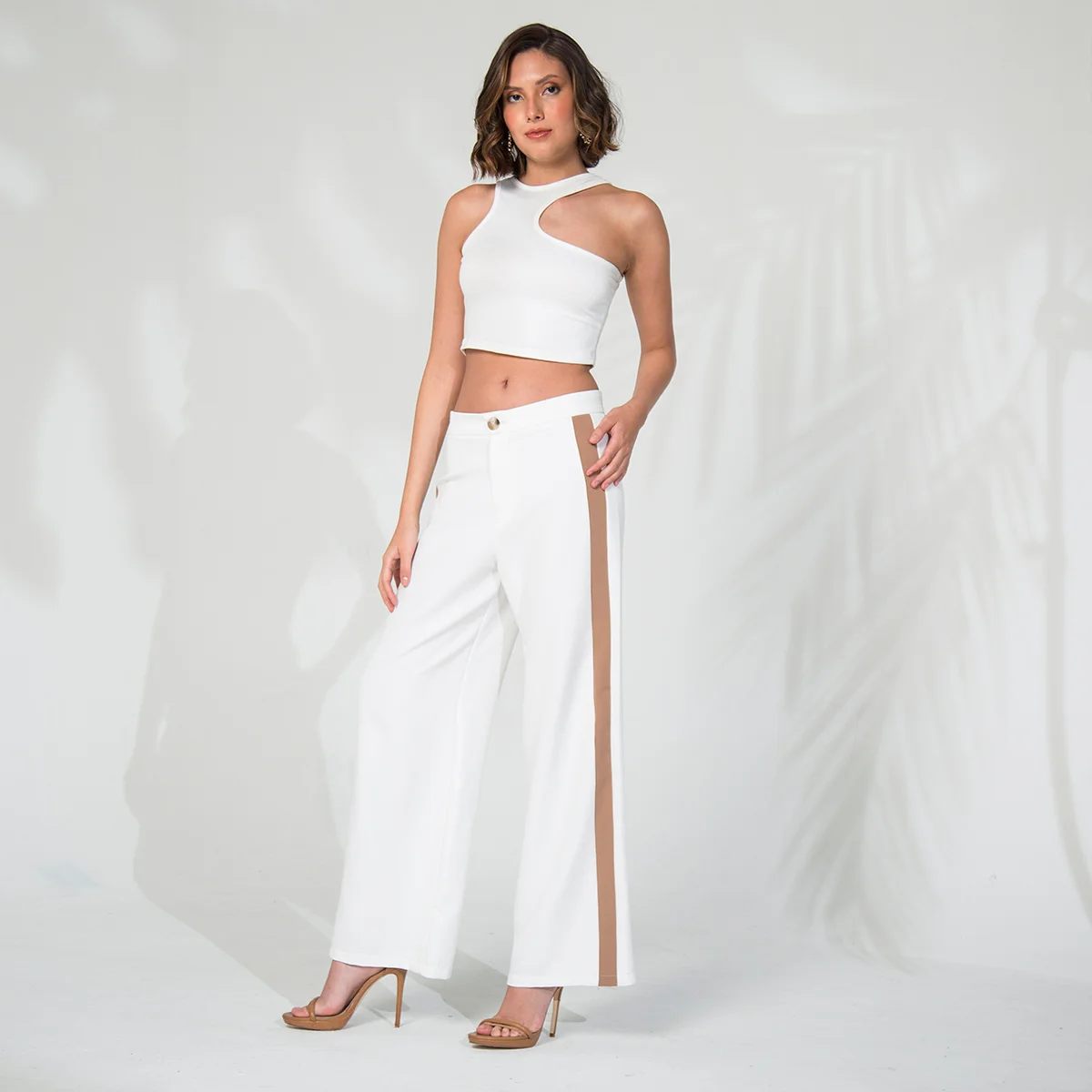 Pantalon Wide Leg Fem