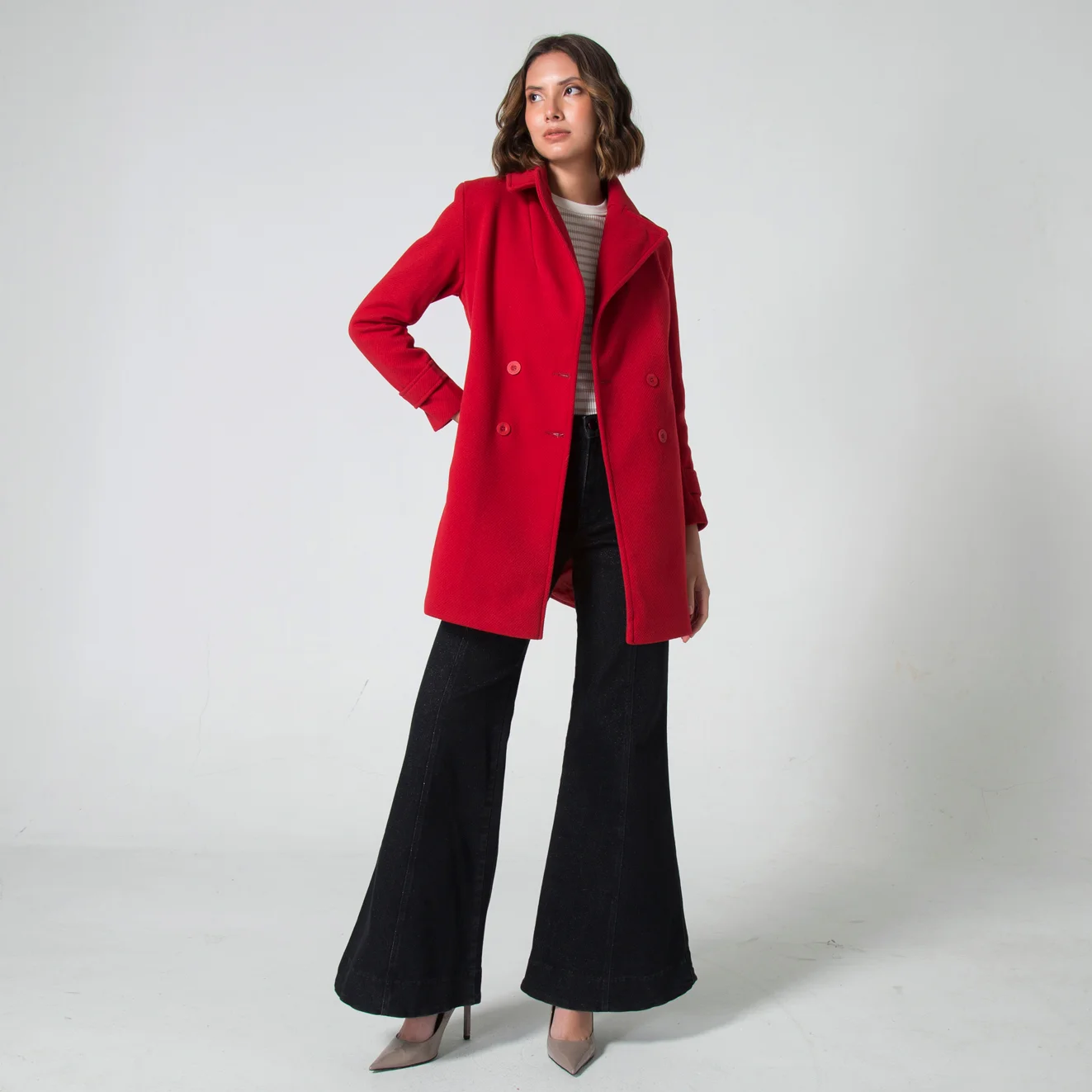 Abrigo Cruzado Slim Mark