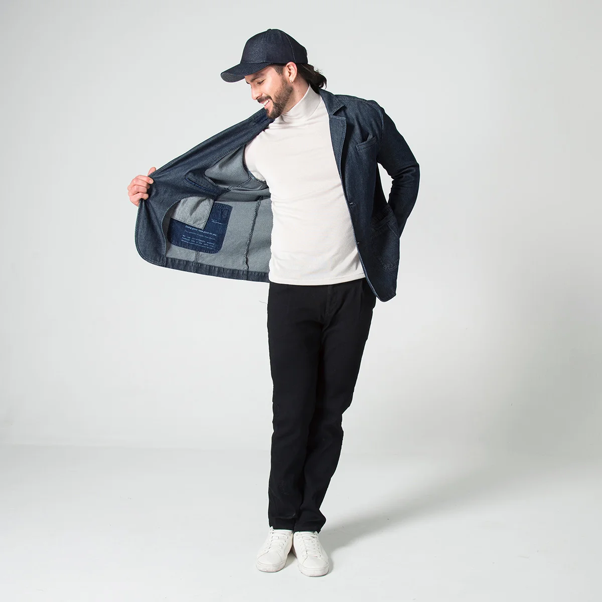 Blazer Casual Denim Slim Sevilla