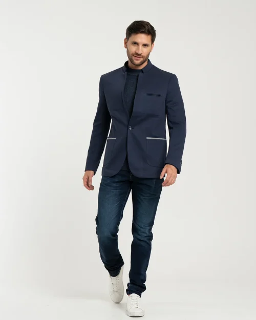 Blazer Formal Cuello Neru Marin
