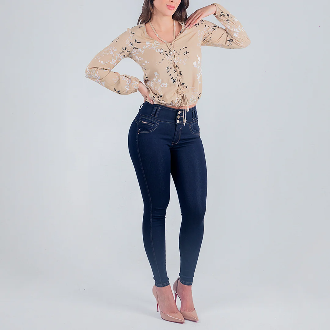 Blusa Manga Larga Braid