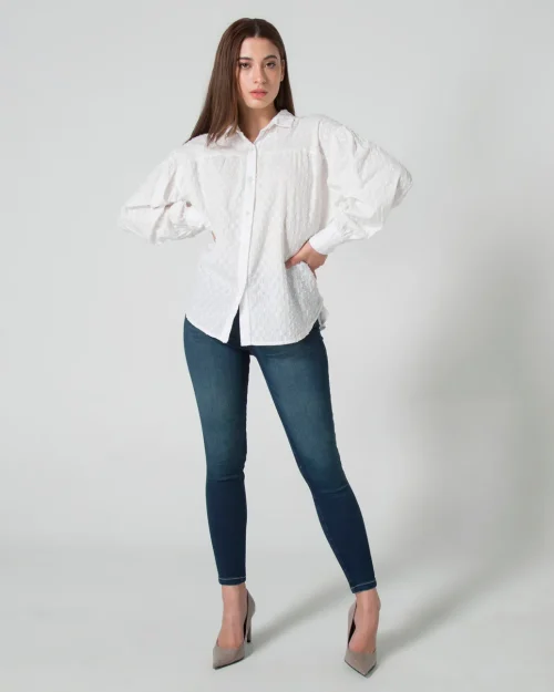 Blusa Slim Manga Ranglan Mcay