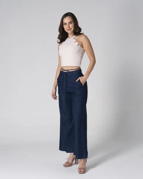 Blusa Slim Manga Sisa Wankii