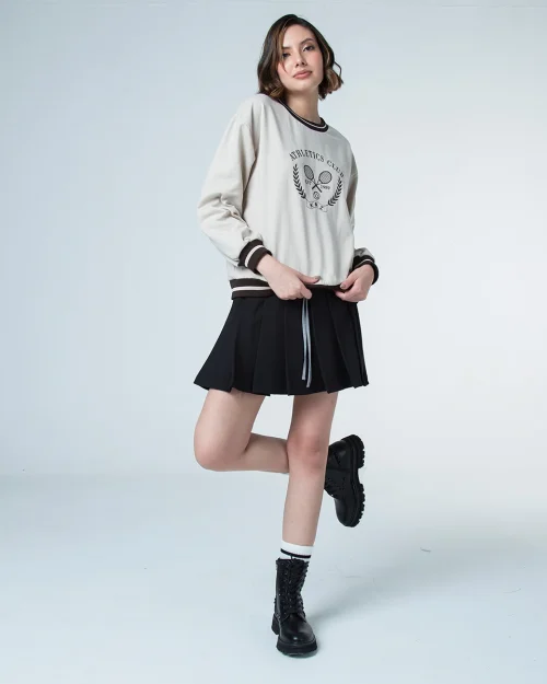 Buzo Oversize Cuello Redondo Happy