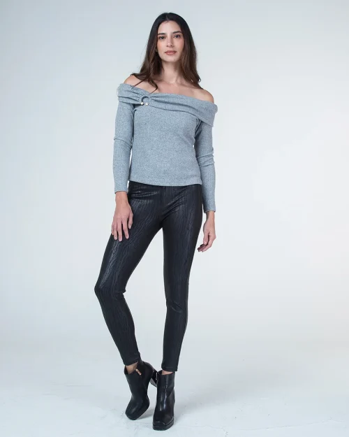 Buzo Slim Cuello Bardot Benvenuti