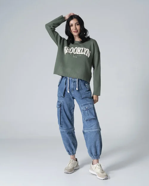 Buzo Tejido Oversize Usa