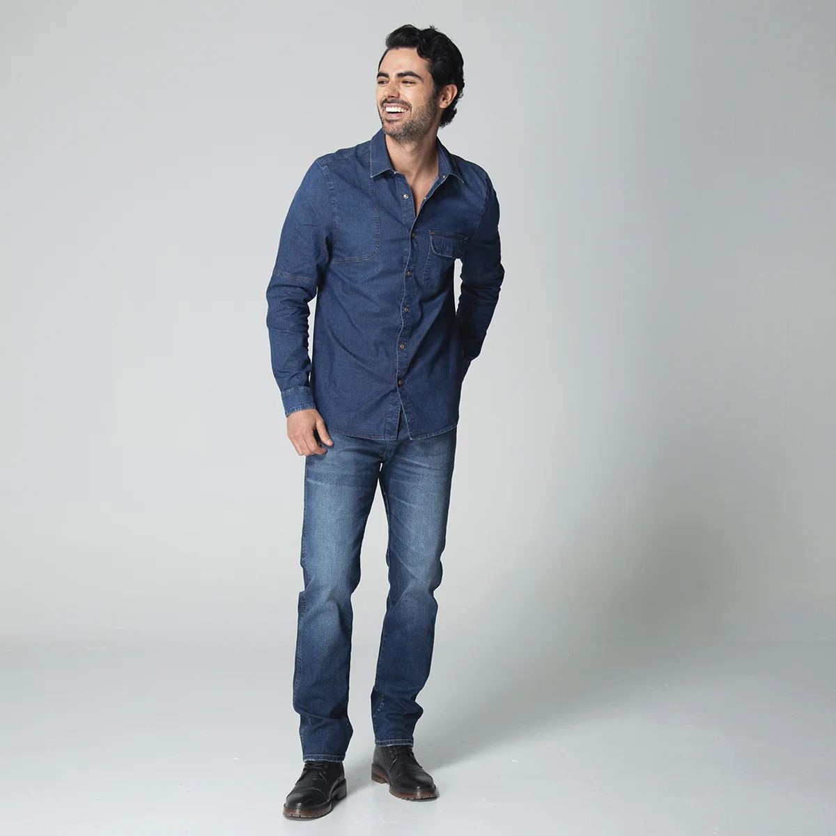 Camisa Denim Regular Dallas
