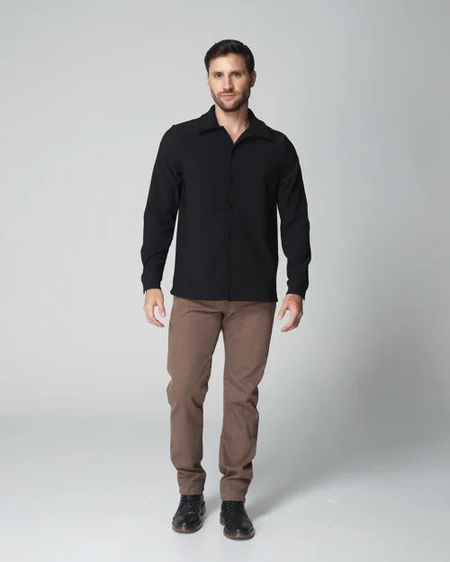 Camisa Slim Casual Kenblack