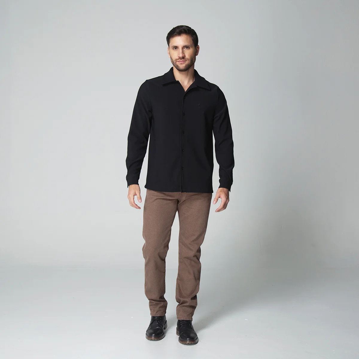 Camisa Slim Casual Kenblack