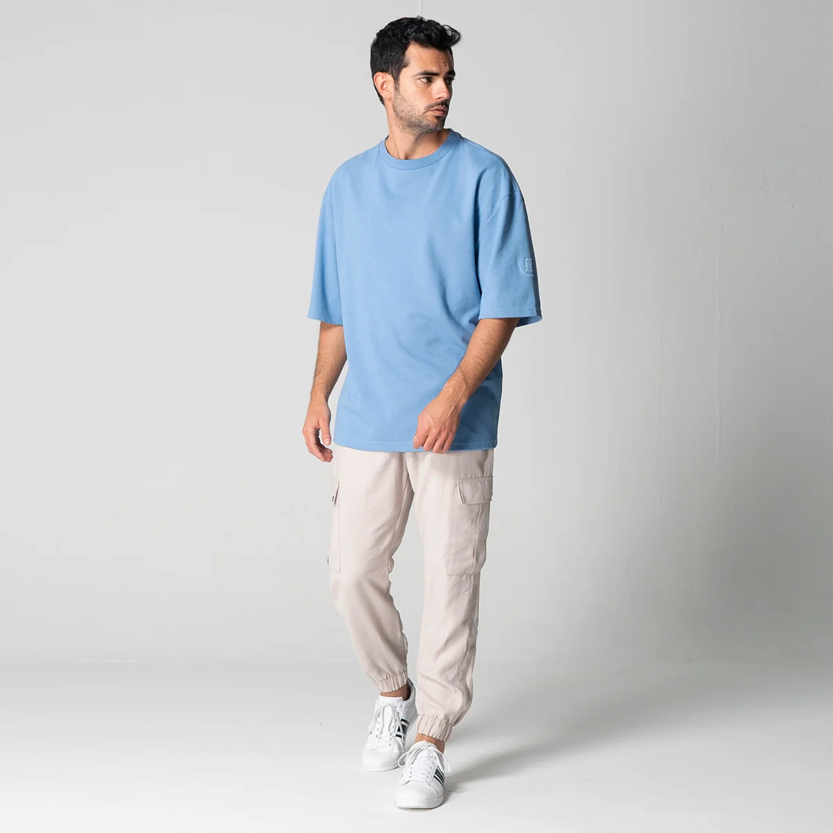 Camiseta Oversize Cuello Redondo Raper