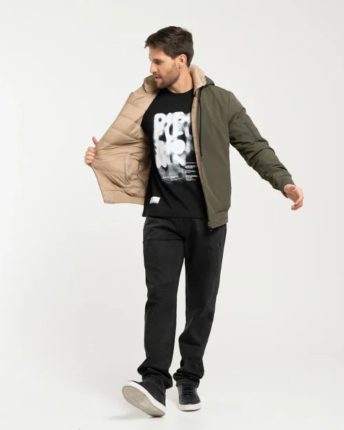 Chaqueta Acolchada Doble Faz Ground