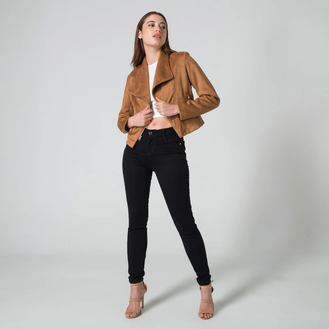 Chaqueta Biker Gamuza Daft Punk