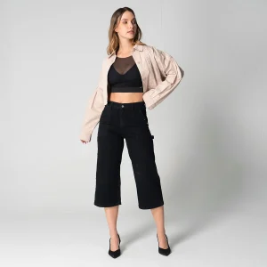 Chaqueta Corta Dril Oversize Magesty