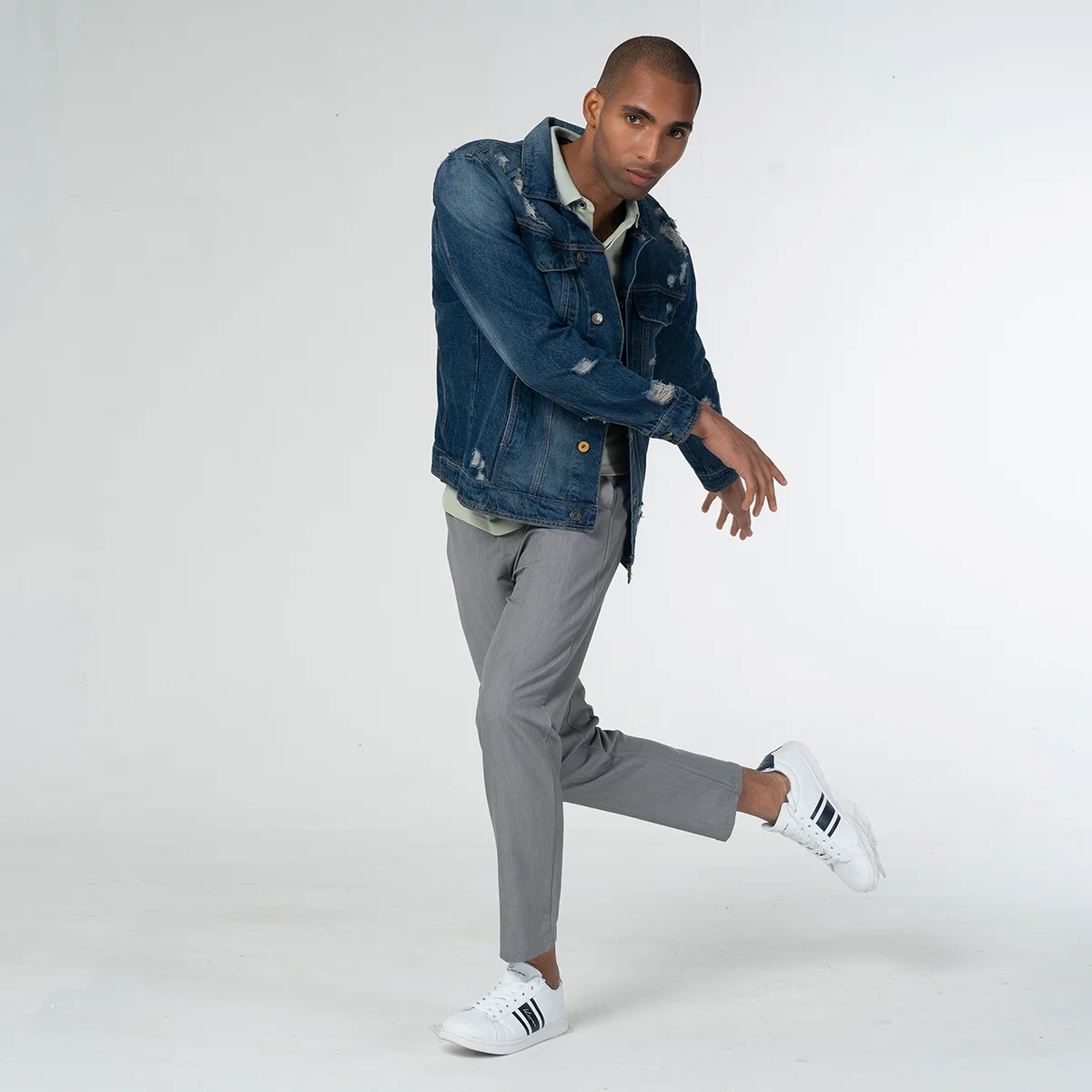 Chaqueta Denim Clasica Regular Trees