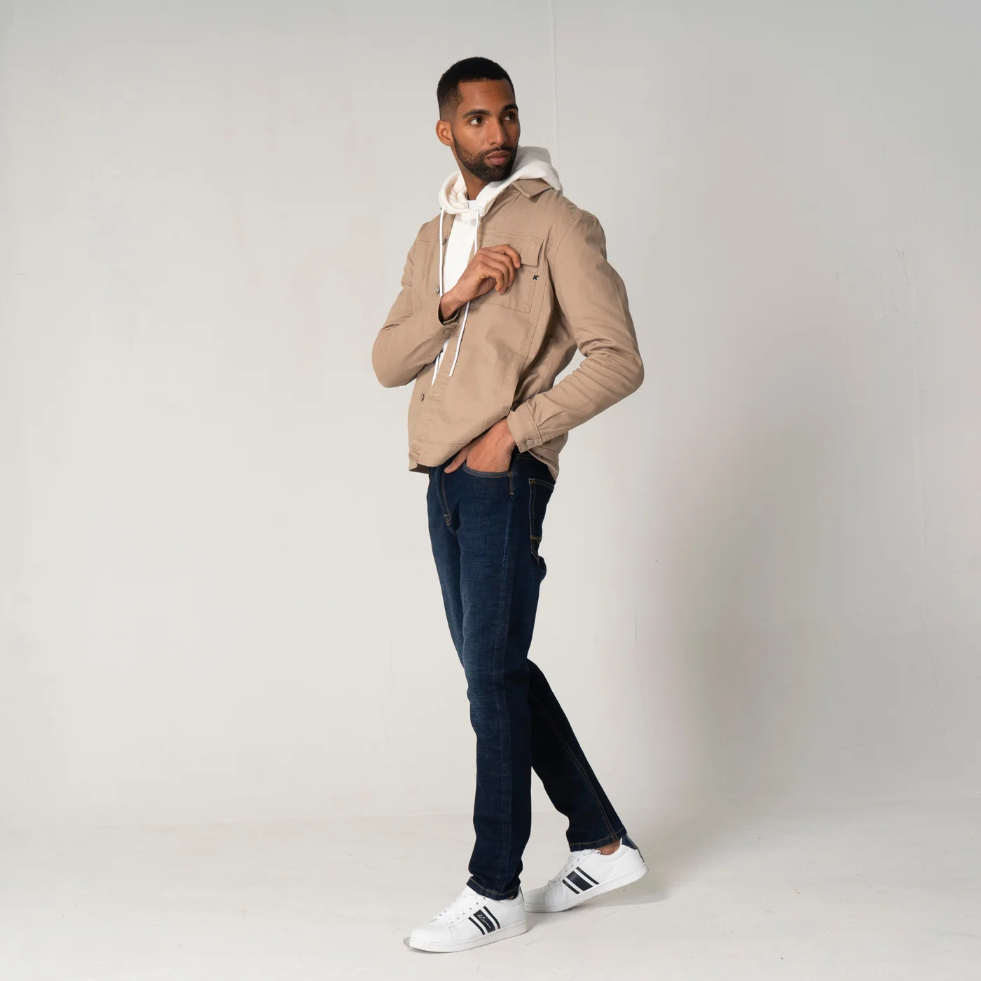 Chaqueta Dril Clasica Slim Deeps