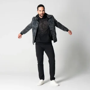 Chaqueta Denim Regular Camu