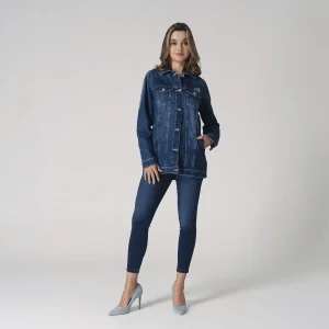 Chaqueta Denim Regular Indigo