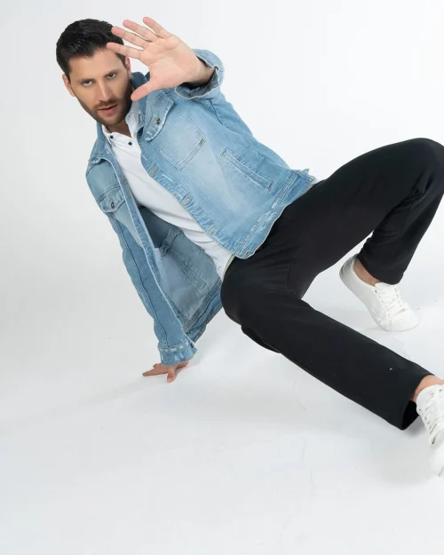 Chaqueta Denim Slim Charge